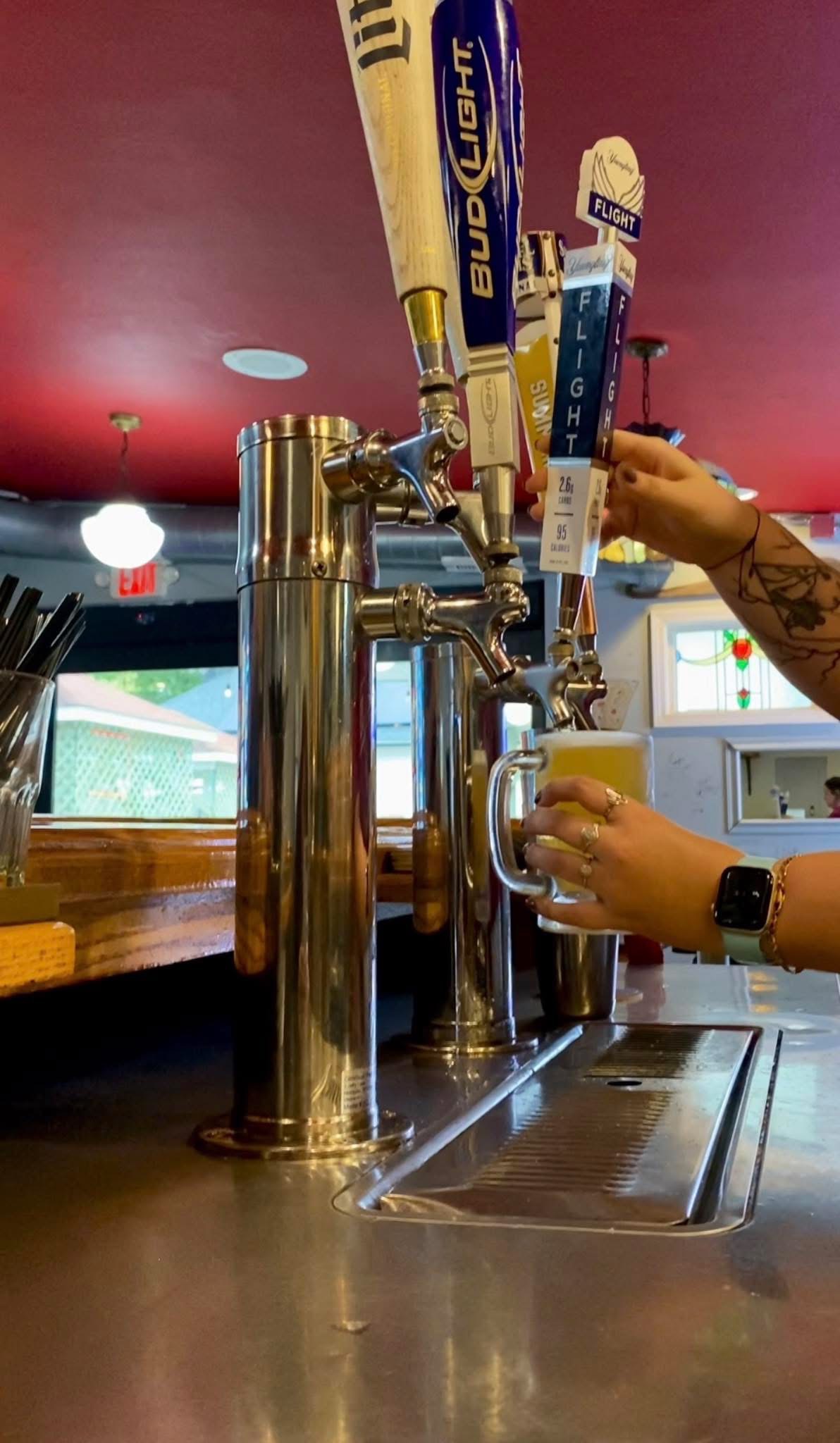 Draft beer pitcher special every Wednesday at Italian Village in Carbondale